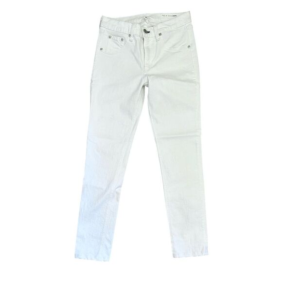 Rag & Bone White Cropped Jeans - Picture 2 of 16